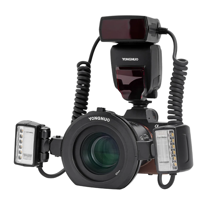 Фото Yongnuo YN24EX YN24EX II EX E-TTL Кольцевая вспышка для макросов Speedlite 5600K для камеры Canon Sony 1Dx 5D3 6D 7D 70D 80D A6000 a6300 №1