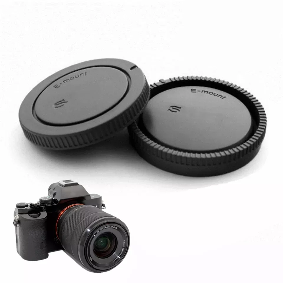 

Camera Rear Lens Cap + Body Front Cover Kit for Sony E Mount NEX Nex-3 NEX-5/6/7 A7 A7r A7s A3000 A5000 A5100 A6000 A6300 A6500