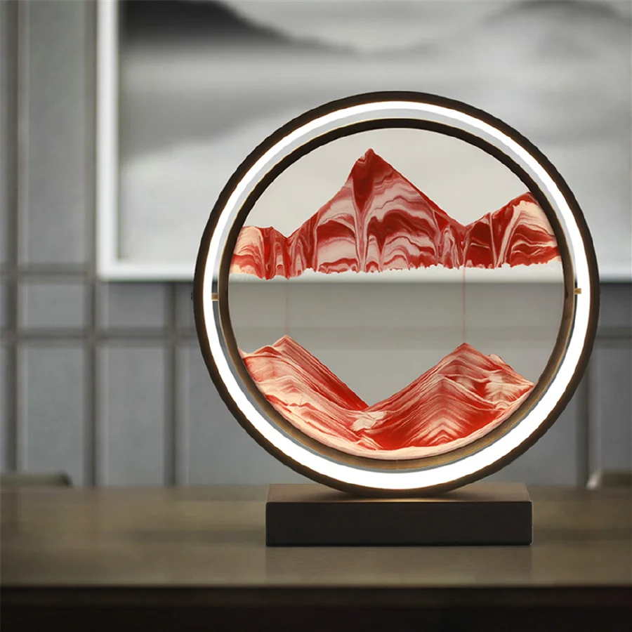 

Chinese Design Led Table Lamp Bedroom Night Stand Light Table Lights for Living Room Rotatable Bedside Art Office Table Decor