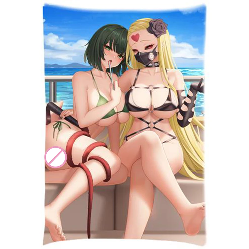 Фото Двухсторонняя наволочка для подушки One Punch Man Anime Tatsumaki Fubuki №5