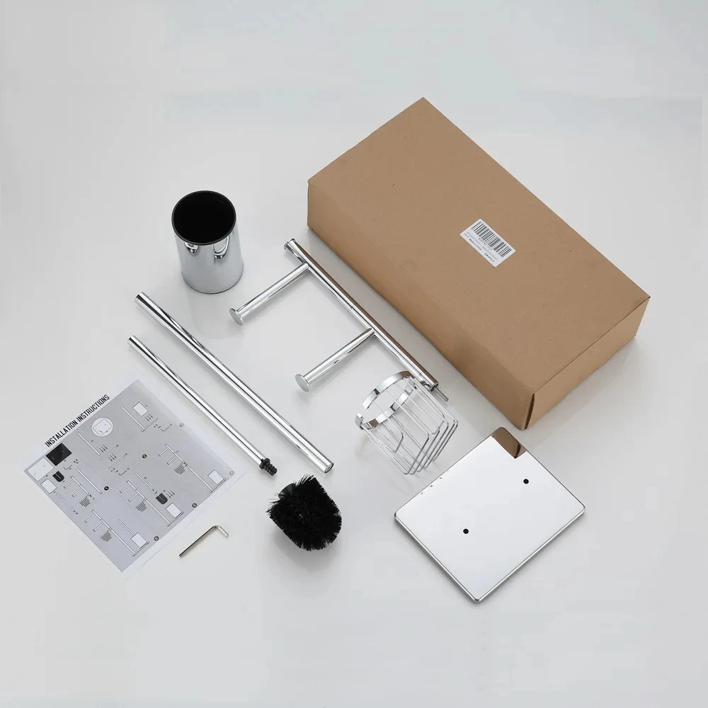 Черная щетка для унитаза напольный держатель бумажных полотенец бытовой