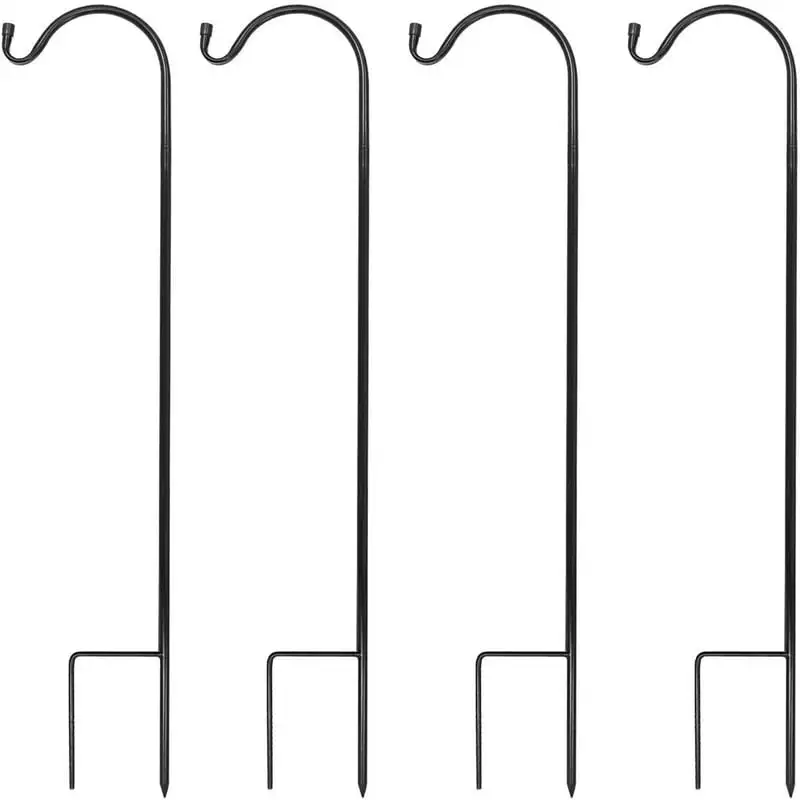 

Black Steel Garden Shepherds Hooks (4 Pack)