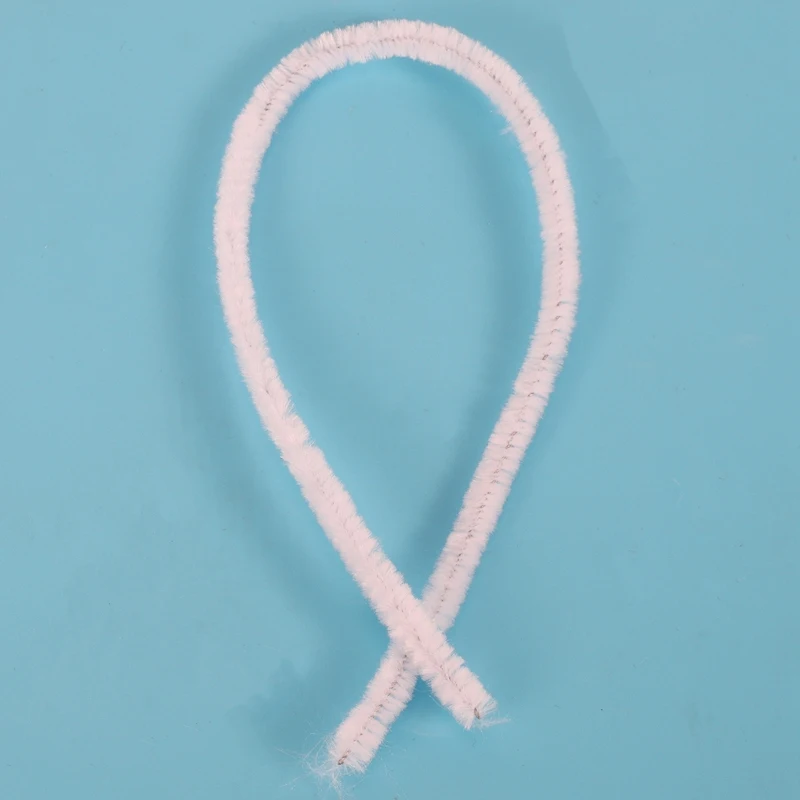 100 Pcs 30cm creation pipe cleaners white Promotion | DIY Craft Supplies