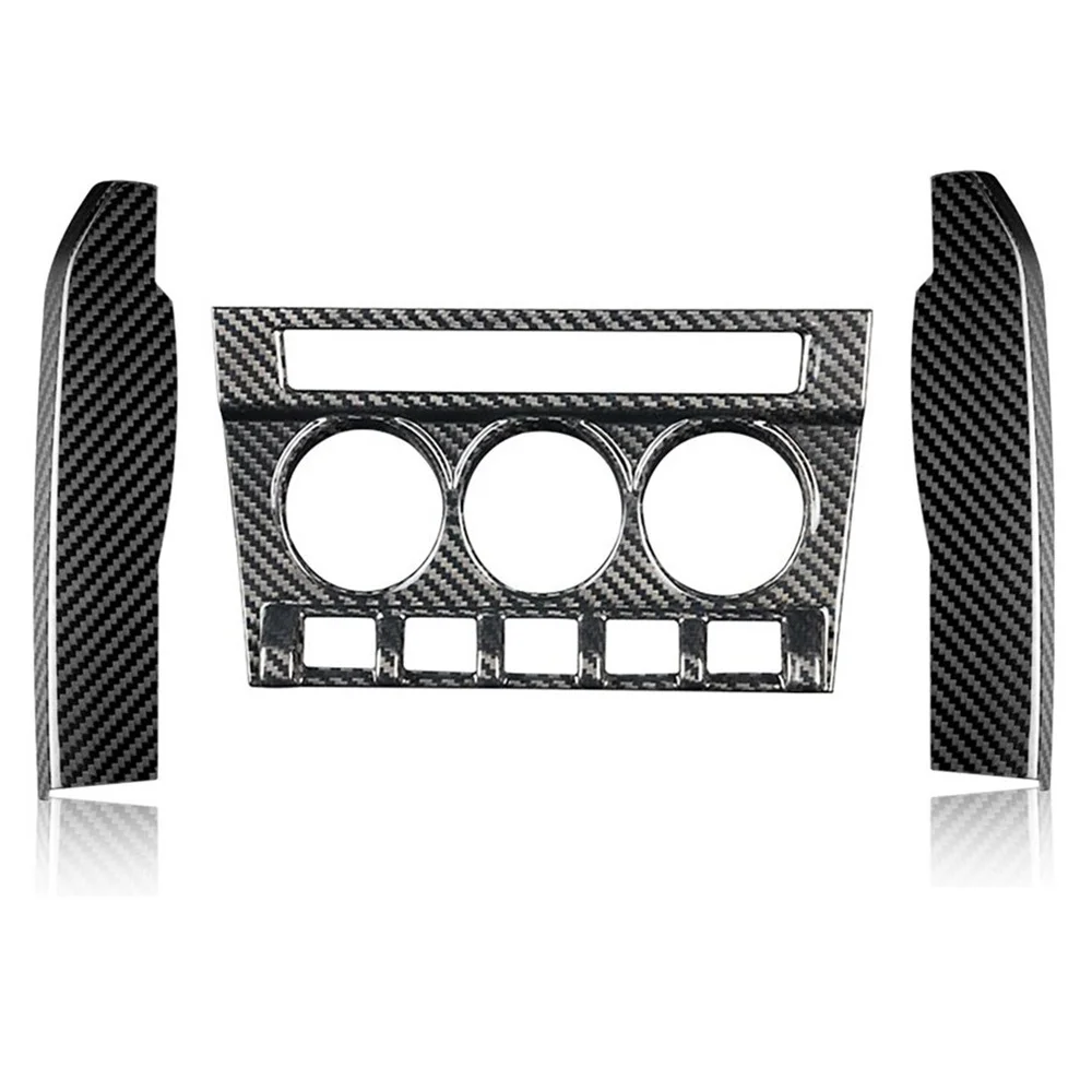 

Carbon Fiber Car AC CD Control Switch Panel Console Frame Control Console Trim for Subaru BRZ Toyota 86