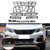 car insect screening mesh front grille insert net front insect screening mesh net grille for citroen peugeot 4008 3008 accessory