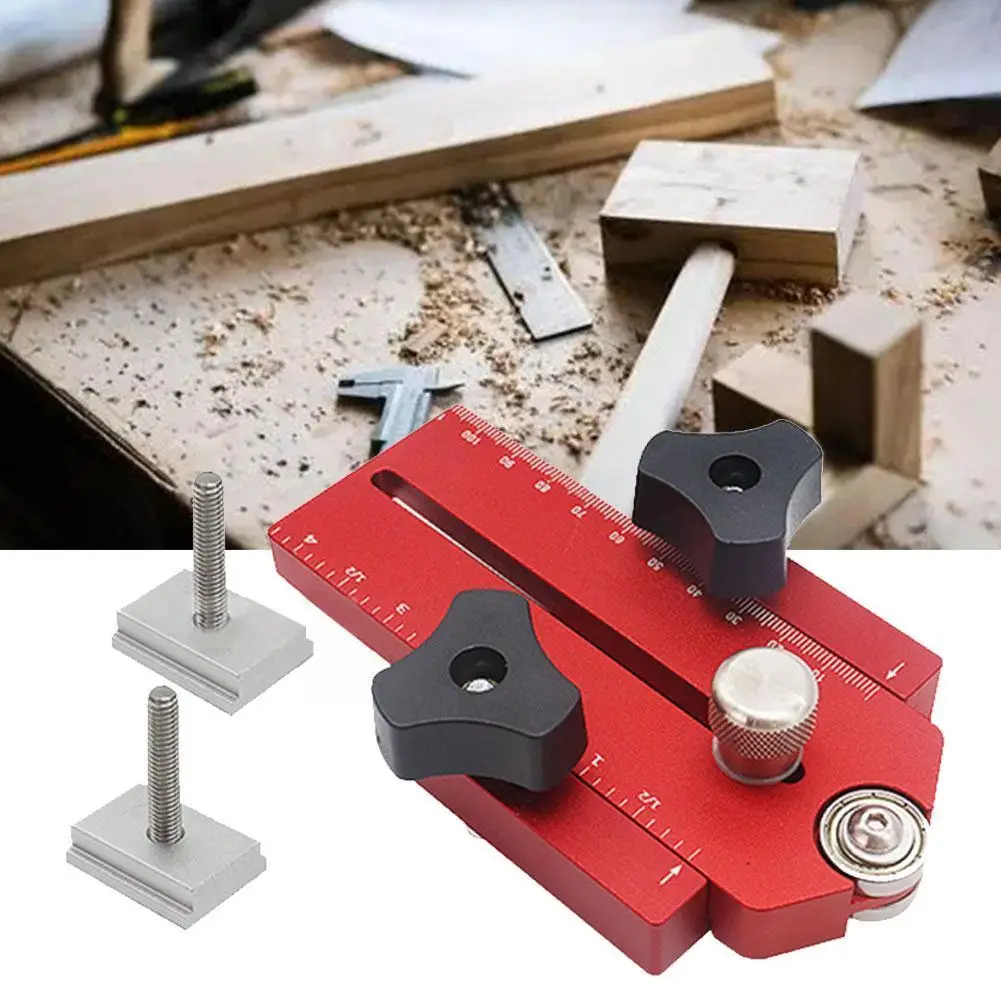 

Woodworking Extended Thin Rip Table Saw Jig Guide Tool Alloy Positioning Cutting Fixed Tablel Wood Aluminum J5a9