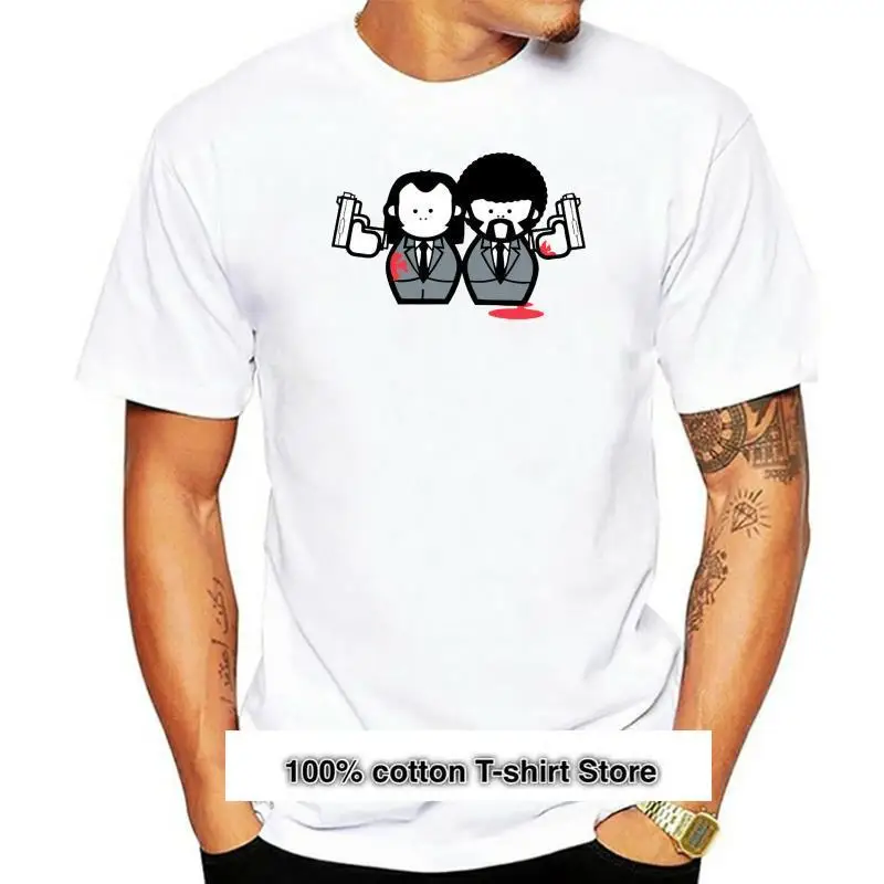 

Camiseta de dibujos animados Pulp Fiction Vincent y Jules