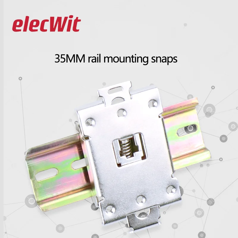 

35mm DIN Rail Mounting Fixed Buckle Snap Clip Clamp for DA AA DD VA VD LA Single Phase Solid State Relay SSR