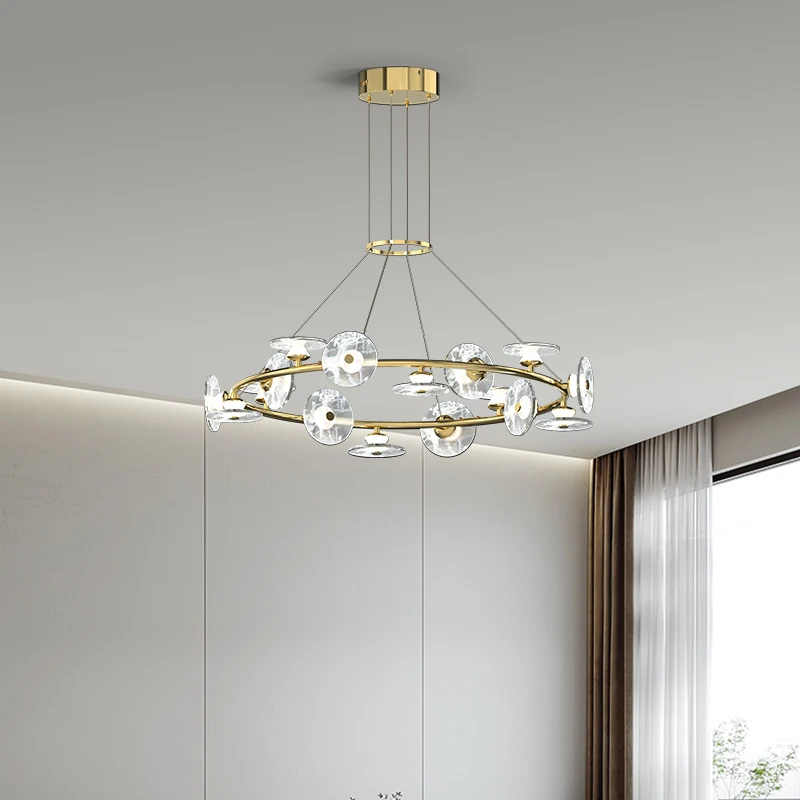 Современные минималистичные подвесные светильники для гостиной креативное