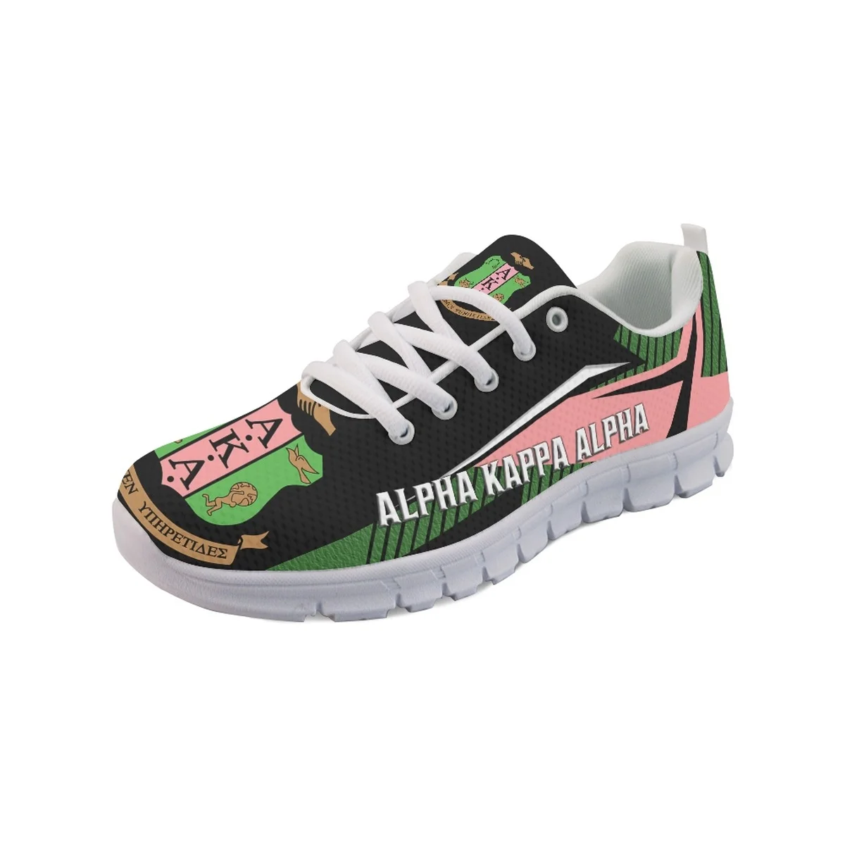 Alpha Kappa Alpha Female Flats Shoes for Woman Girls Customize Outdoor Walking Shoes Ladies Wear-resistant Sport Sneakers Gifts