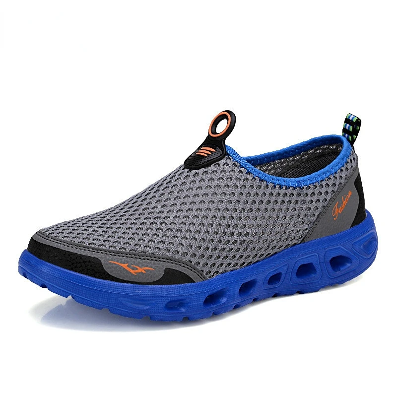 

Men Summer Mesh Shoes Couple Casual Shoes Fashion Lightweight Breathable Walking Sneakers Slip-on Mens Flats Shoes Plus Size 48