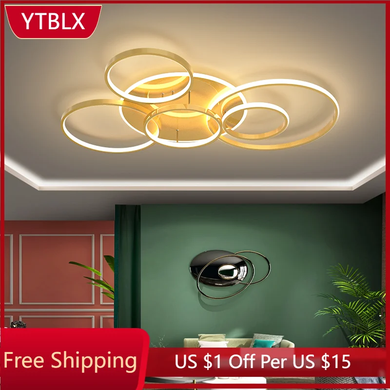

Modern Nordic Black Gold LED Ceiling Chandelier Simplicity Indoor Lighting decorate Light Fixtures For Bedroom Living Room Lamps