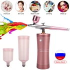 Мини-Аэрограф с компрессором, аэрограф для нейл-арта, татуировок, тортов, нано-туманный распылитель, кислородный аппарат