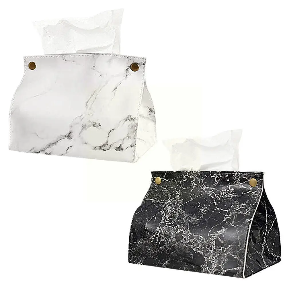 

Европейский стиль, коробка для бумажных салфеток, контейнер для бумажных салфеток из искусственной кожи, Мраморная коробка, держатель для косметики, сумка для салфеток, бумаги D9U9