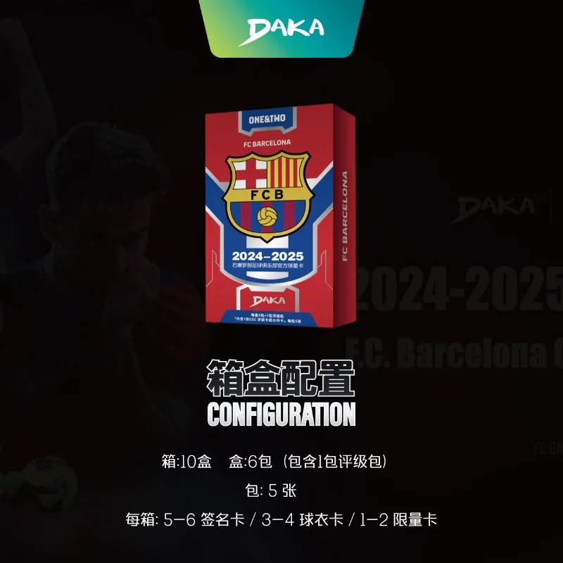 Фото Официальные коллекционные карточки DAKA FC Barcelona сезона 2024-25, серии ONE и TWO, лимитированная серия, подписанная карточка, подарки №5