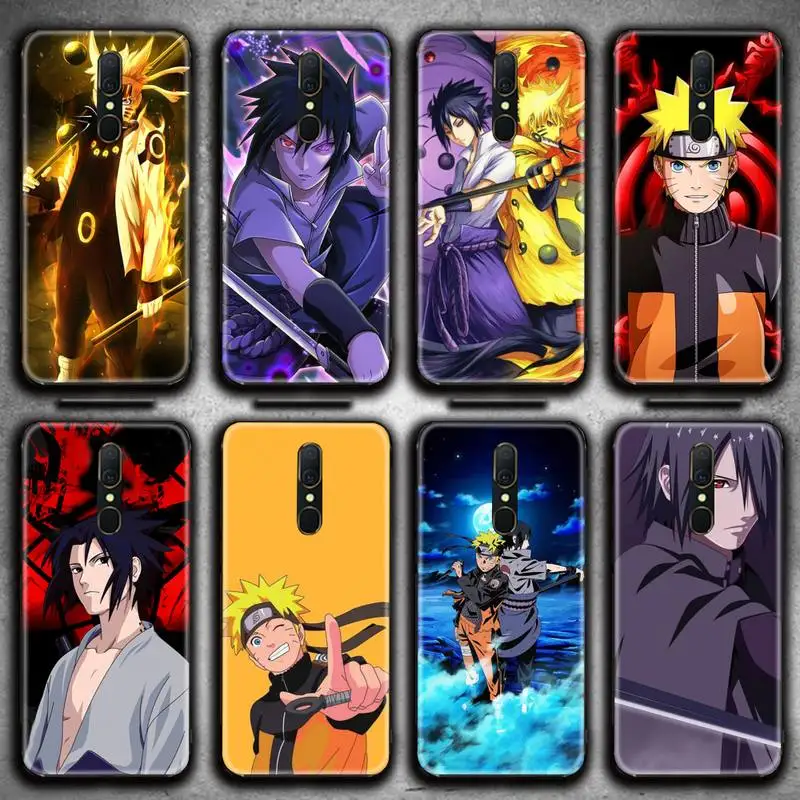 

BANDAI Anime Naruto Sasuke Phone Case For Oppo A5 A9 2020 Reno2 z Renoace 3pro A73S A71 F11