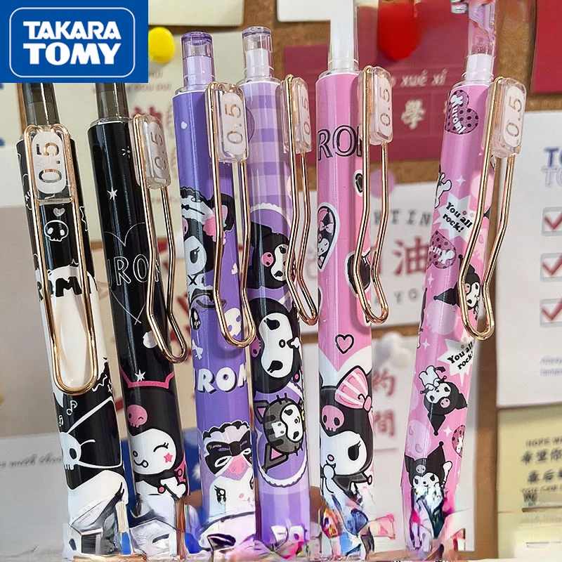 

TAKARA TOMY Hello Kitty Student High-value Signature Pen 0.5 Bullet Press Black Gel Pen