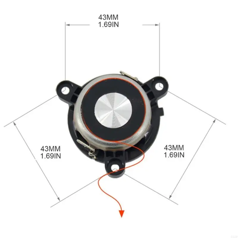 Средний динамик Hifi 1.75inch 40 мм 60 Вт 3 2 Ом |