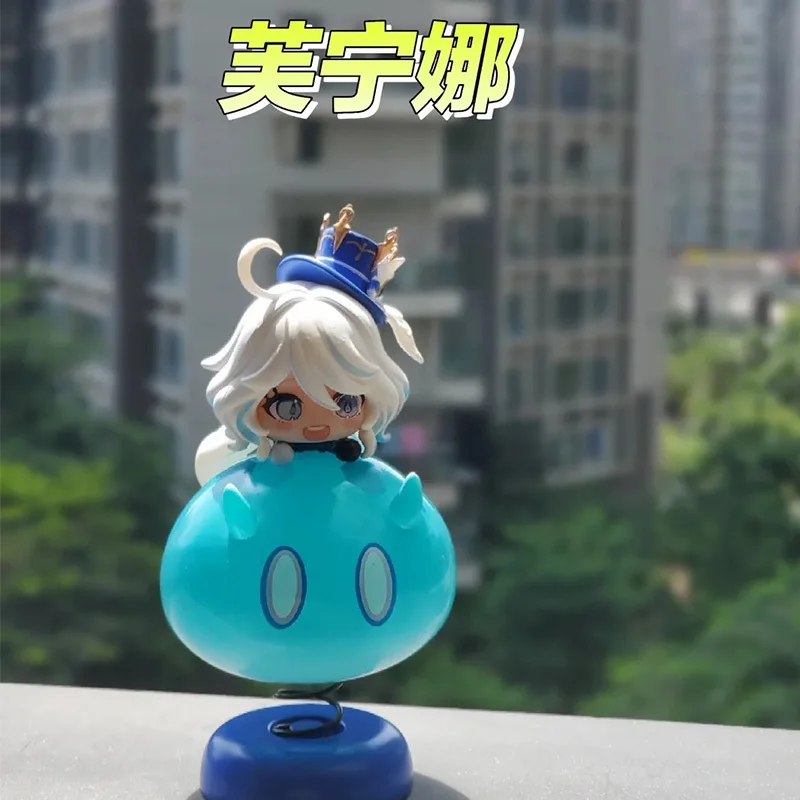 Genshin Impact Fengdan Q-Version периферийная фигурка Focalors Furina Slime Shaken настольное украшение