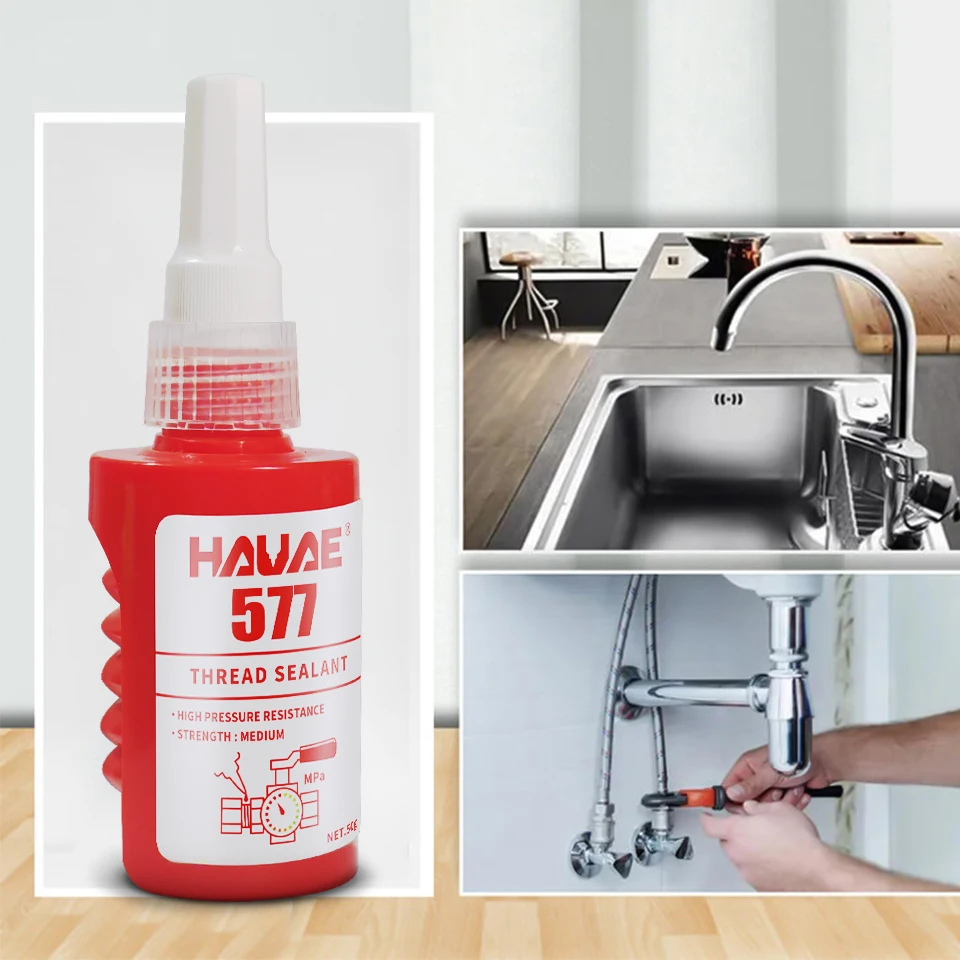 Металлический герметик для труб hauae 565 567 577 572 573 592 Анаэробная Металлическая