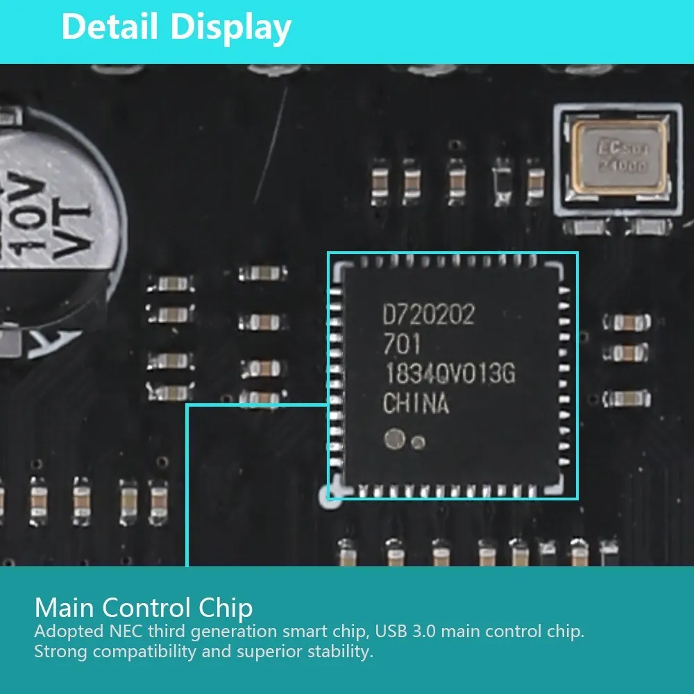 STW PCI-E к USB 3 0 2-портовая PCI Express карта Mini адаптер контроллера концентратора |