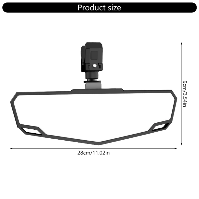 Боковое стекло UTV универсальное складное заднего вида для клубного автомобиля