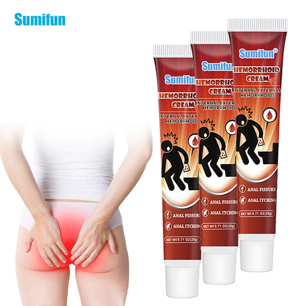 

3 шт., китайский травяной крем для лечения геморроя