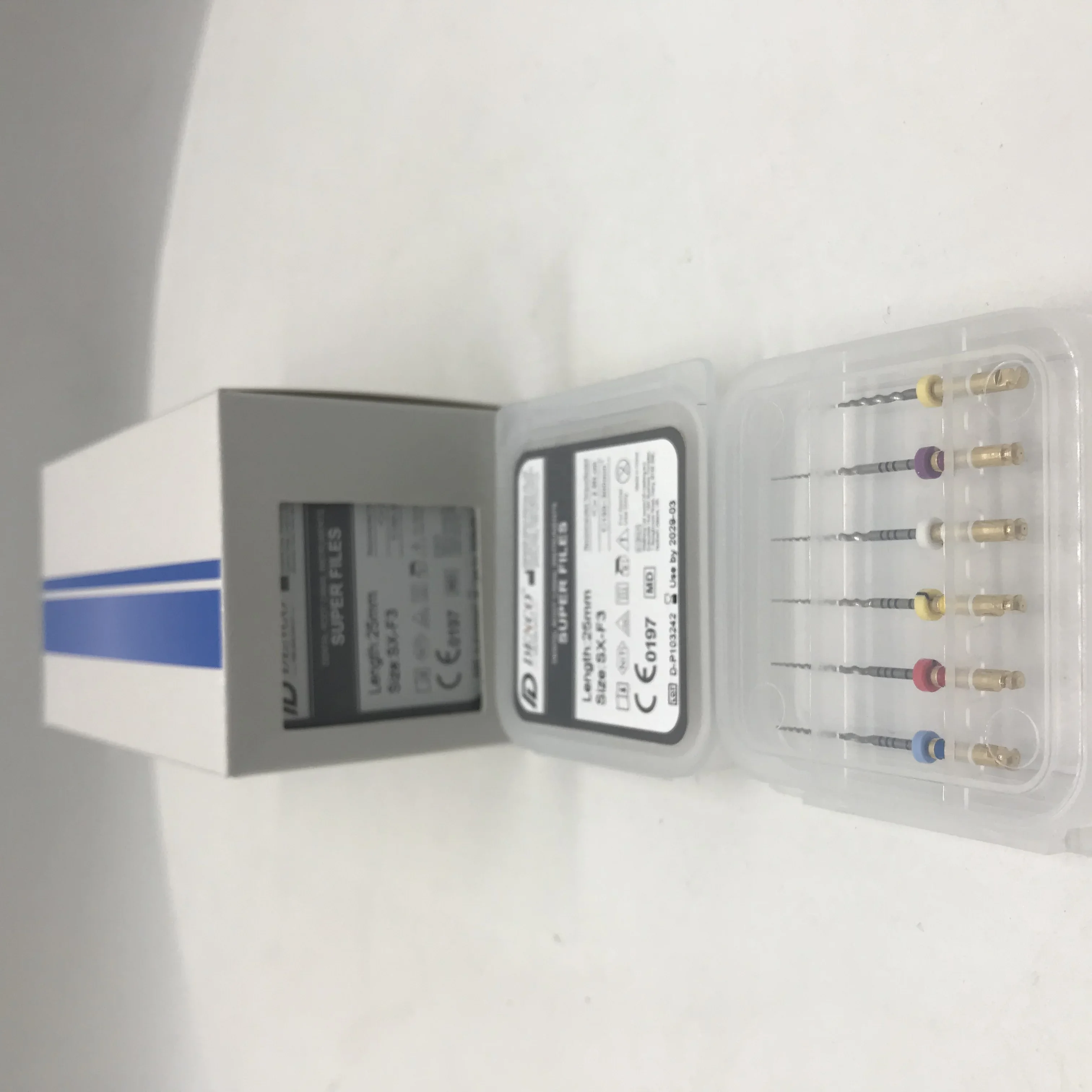 Фото Одобренные CE приборы для корневых каналов, суперфайлы Denco Blue Niti, суперфайлы, 10 маленьких/больших коробок №5