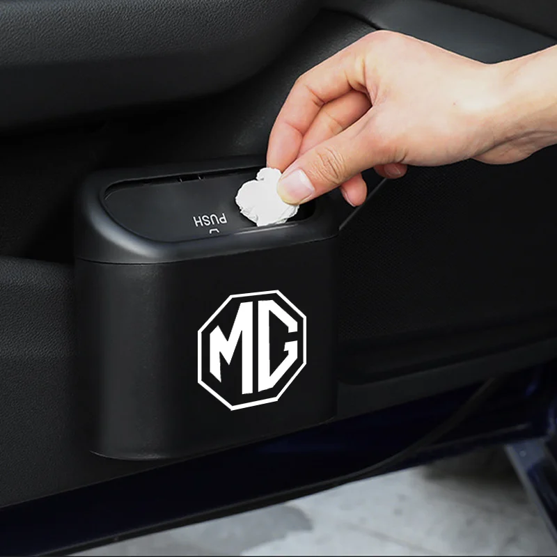 

1pcs Car ABS Square Trash Can Dust Case Storage Box Car Accessories for MG MG5 MG6 MG7 ZS GT GS 350 360 750 ExpressZR MG3 Saloon
