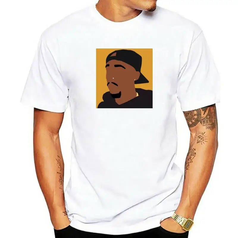 

Tupac Shakur 2Pac T Shirt Hip Hop Print T-Shirt Short Sleeve Basic Tee Rap Punk Shirt Beach Funny Streetwear Tee Shirts
