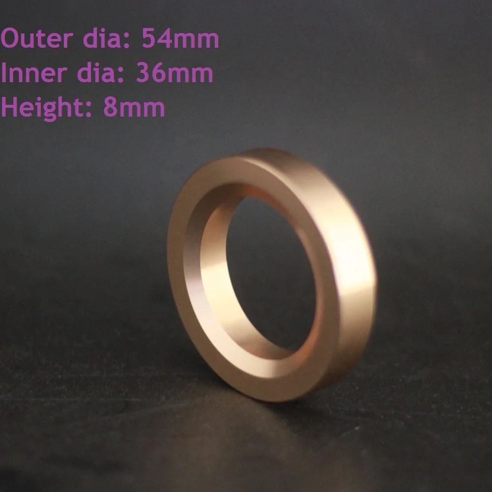 Кольцо для усилителя трубы анодированное алюминиевое декоративное Золотое