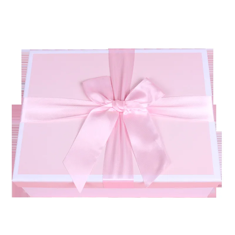 

1 PC Solid Color Gift Box Favor Square Shape Portable Thanks-giving Favour Gifts Boxes