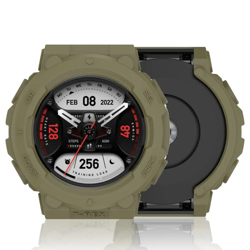 

Чехол для часов из ТПУ с защитой от царапин, защитный чехол, совместимый с бампером Huami Amazfit T-Rex 2