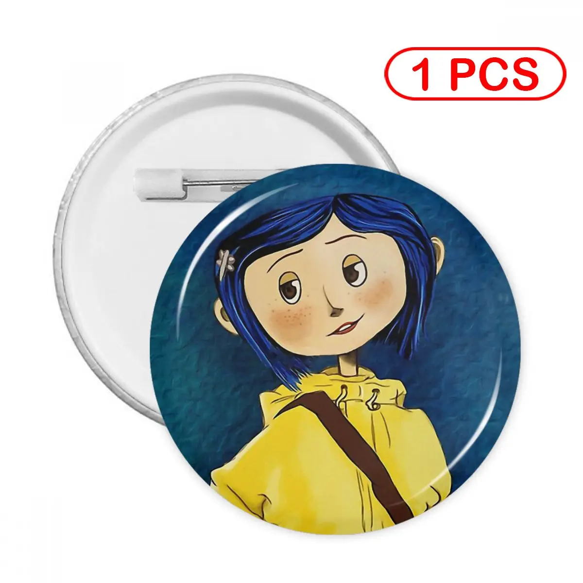 

Мягкая булавка для одежды Coraline, аниме, страшная брошь для одежды, креативные булавки, украшение, искусственное эстетическое женское и детск...