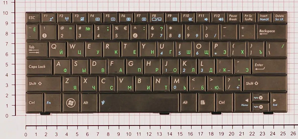 Клавиатура для Asus Eee PC 1005HD Русская Черная версия 1 | Компьютеры и офис