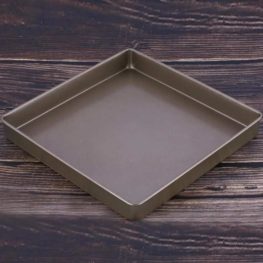 

Non-Stick 11 Inch Square Cake Baking Pan Carbon Steel Tray Pie Pizza Bread Mold Bakeware Tools SQUARE BAKING TRAY BAKEWARE