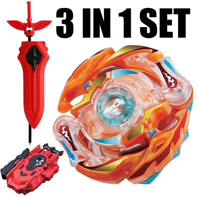 Волчок B-X TOUPIE BURST BEYBLADE Edition Blaze Ragnaruk  Roktavor STARTER B-75 Gold Version с новым пусковым устройством Sword LR (art.: 3920da46f3779) - 3920da46f3779