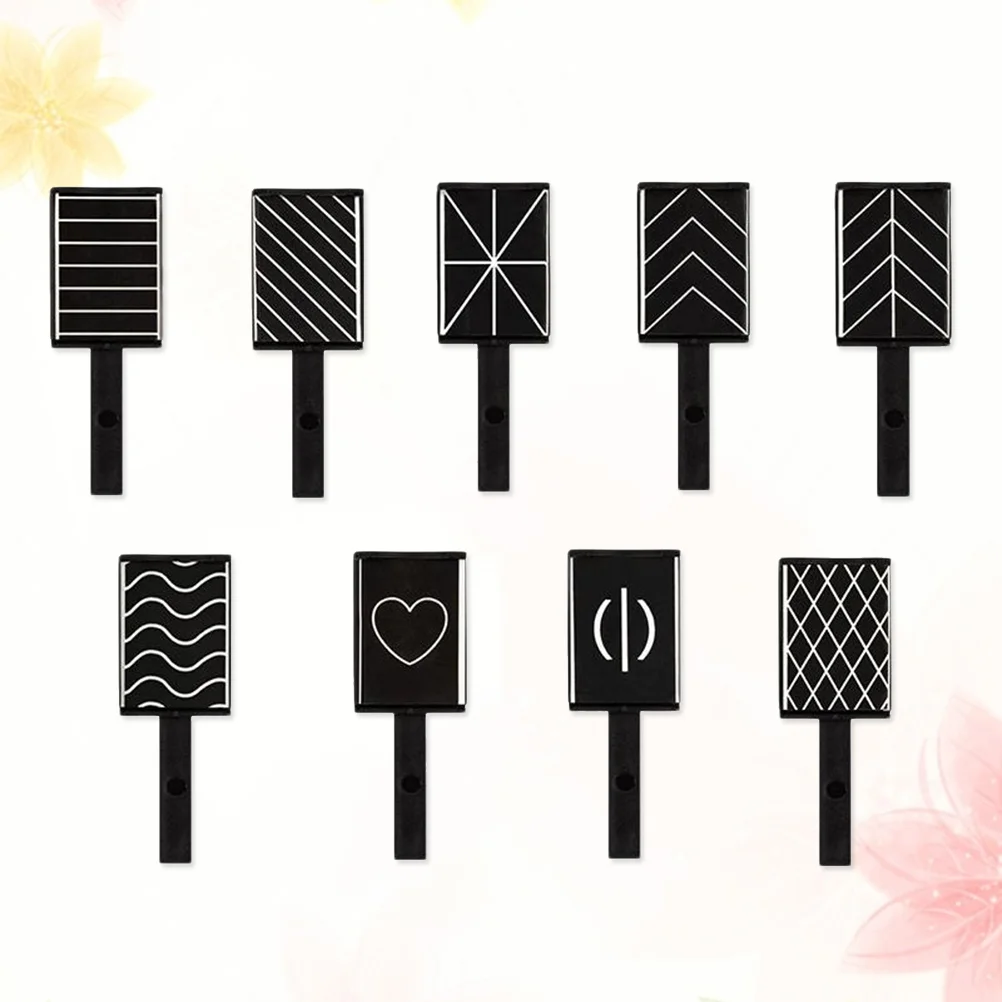 

9Pcs Nail Magnet Tool Cat Eyes Magnet 3D Magnetic Nail Manicure Tool for Cat Eye 3D Effect Tools