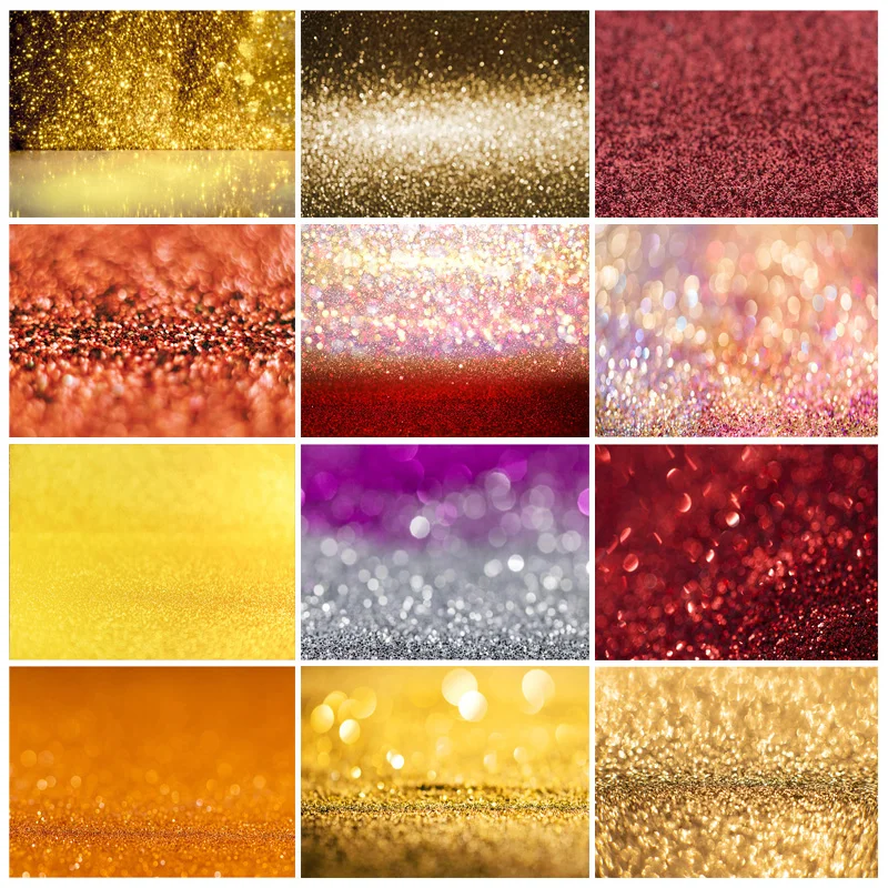 Виниловый фон для фотосъемки с блестящей звездой в горошек