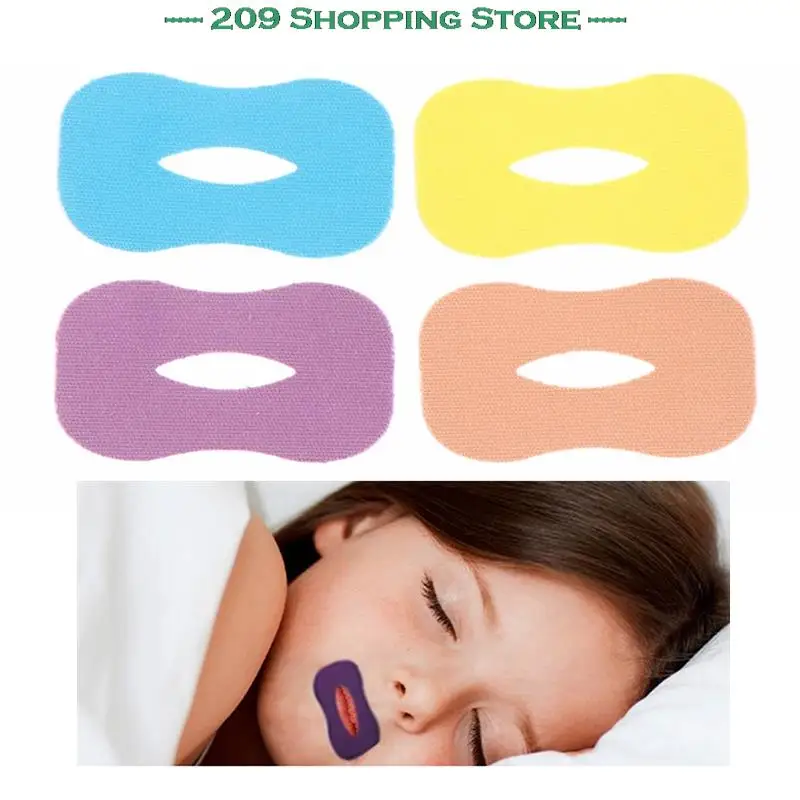 

10/30pcs Anti-Snoring Mouth Sticker For Children Adult Night Sleep Lip Nose Breathing Improving Patch Mouth Correction Tape