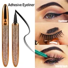 1 шт. Волшебная самоклеящаяся подводка для глаз без клея Магнитная подводка для глаз водостойкая быстросохнущая жидкая подводка для глаз ручка для макияжа