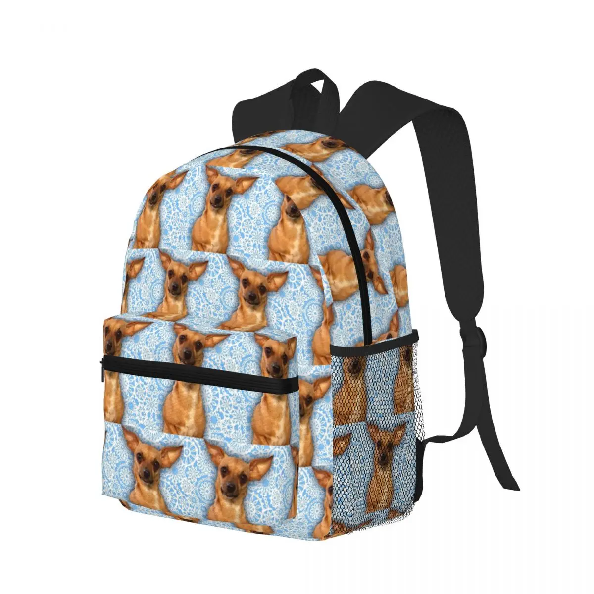 Фото Рюкзак для студентов ChiweeniE Chihuahua Dog, школьная сумка, походный рюкзак для путешествий, сумка для книг, сумка через плечо для мужчин и женщин №1