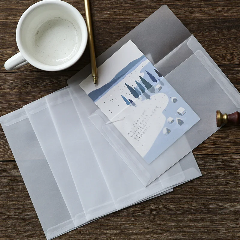 Рисунок 2 - Полупрозрачные конверты из серной кислоты