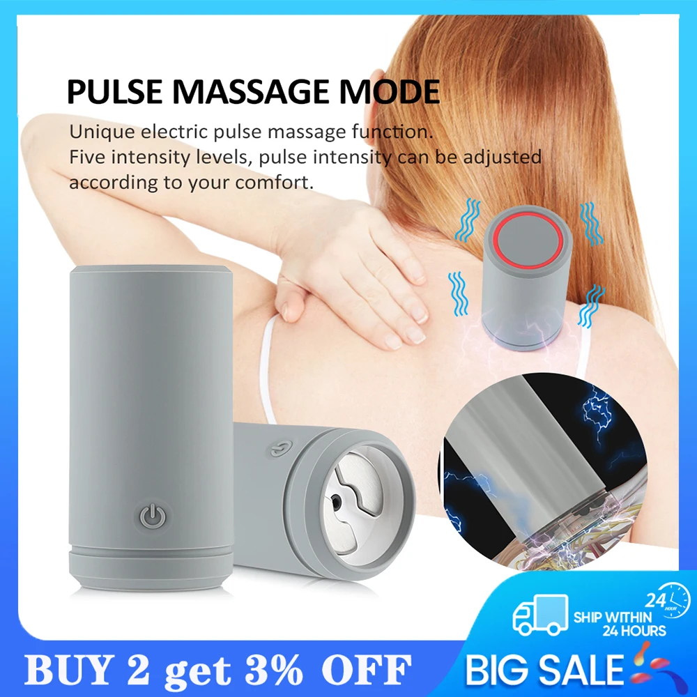 

Dropshipping Back Vacuum Cupping Massager Negative Pressure Pulse Body Massage Jar Stimulate Acupoint Meridian Fatigue Relief