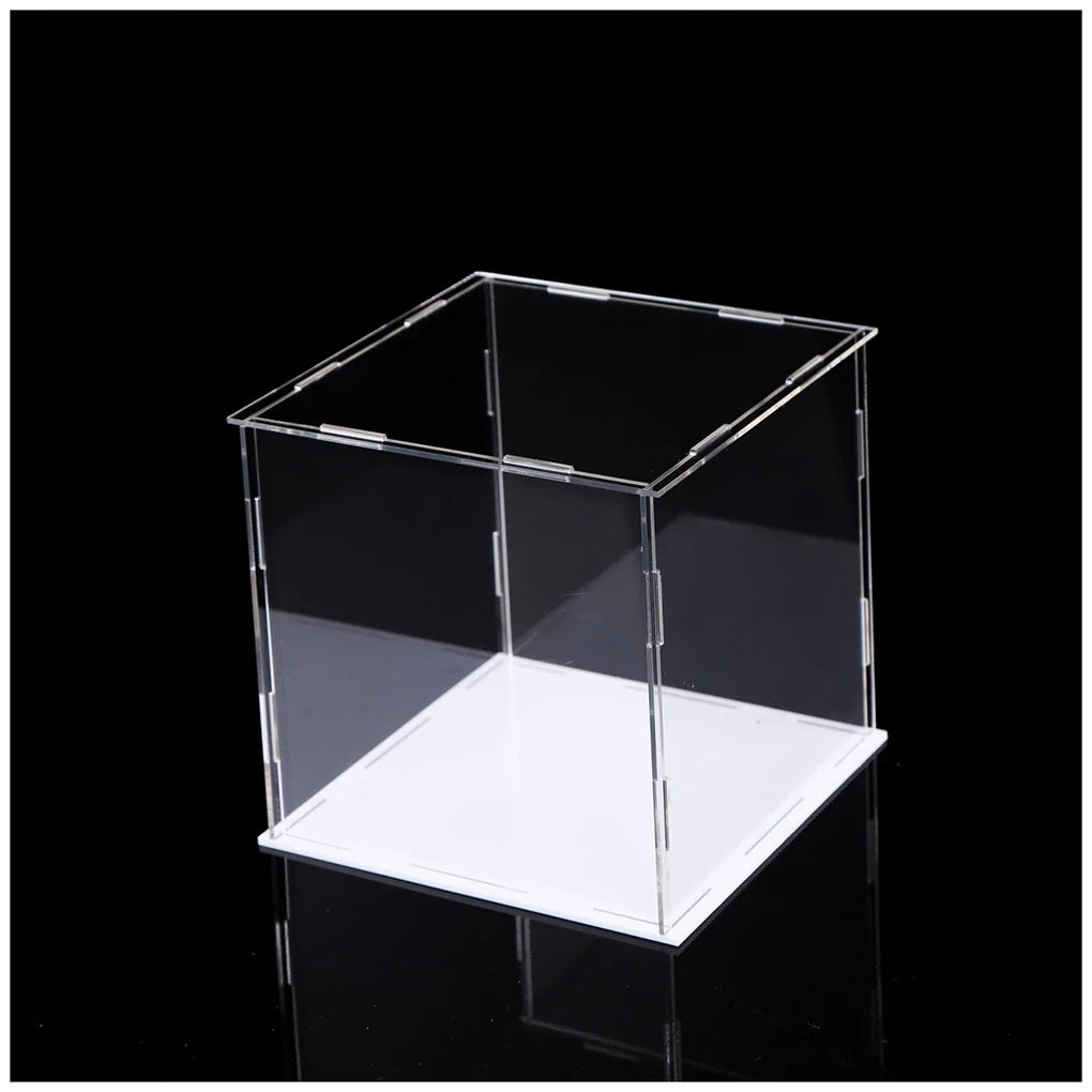 

Display Case Countertop Transparent Self-assembly Storage Tool Simple Style Home Decor Action Figures Toy Collectibles