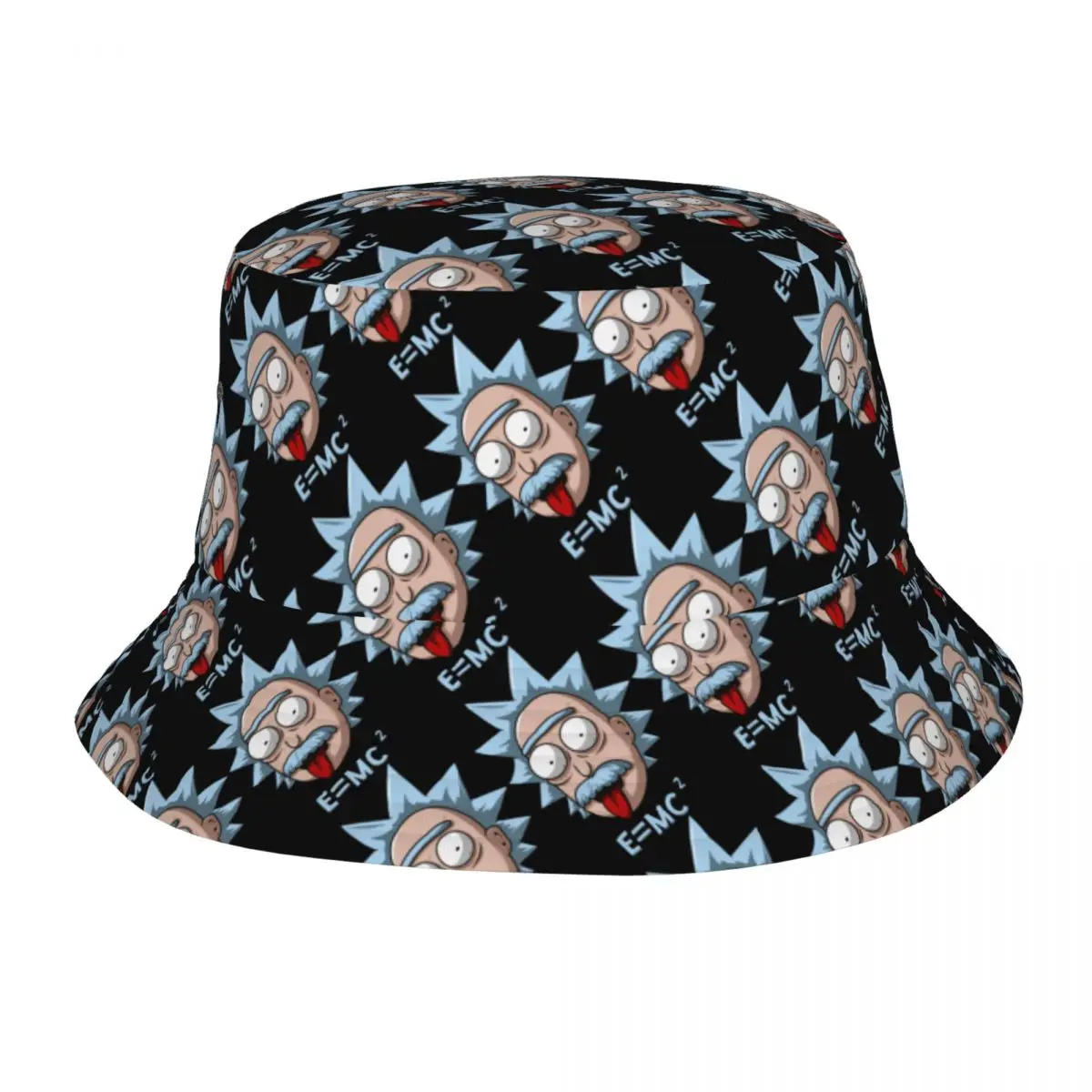 

Funny E=MC2 Science Cartoon Bob Hat Spring Headwear Merch Fishing Fisherman Cap for Outdoor Women Bob Hat Packable