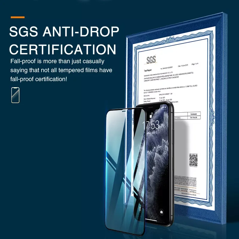 80D Full Cover Tempered Glass For iphone 11 12 Pro Xs Max X Xr Screen Protector On iphone 7 8 Plus 6 6s se 2020 Protective Glass