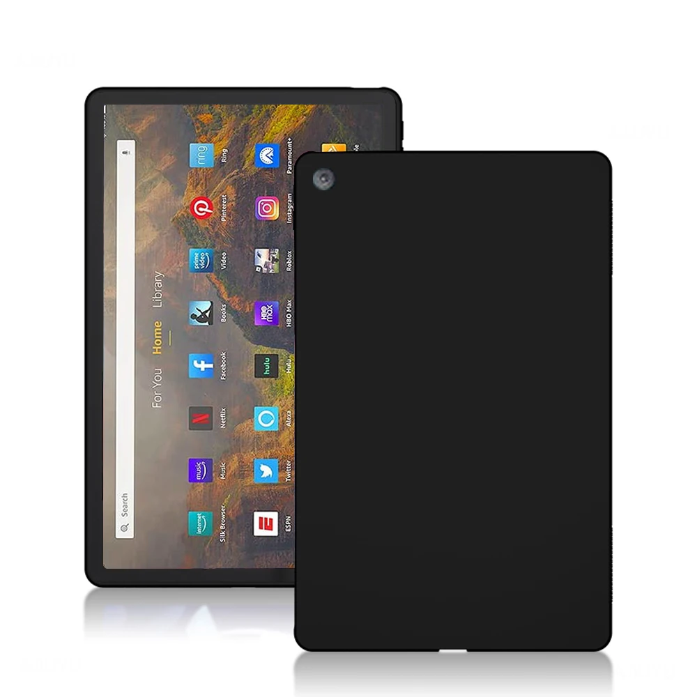 Case for Kindle Fire HD10 2021 Transparent TPU Tablet Cover Funda For Kindle Fire HD 8 Plus 2020 8" HD 10 2021 2019 2017 10.1
