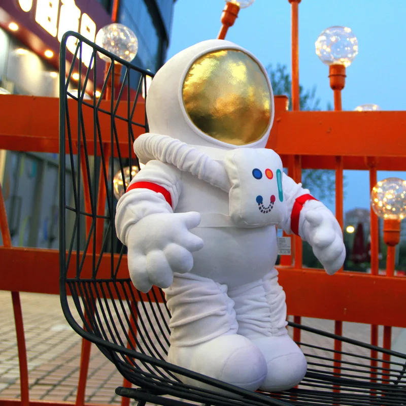 Peluches de astronauta para niños, juguetes de peluche suaves de 33/60CM, almohada de nave espacial cosmonautas de la vida Real, muñecos creativos para niños, regalos para niños, 1 unidad
