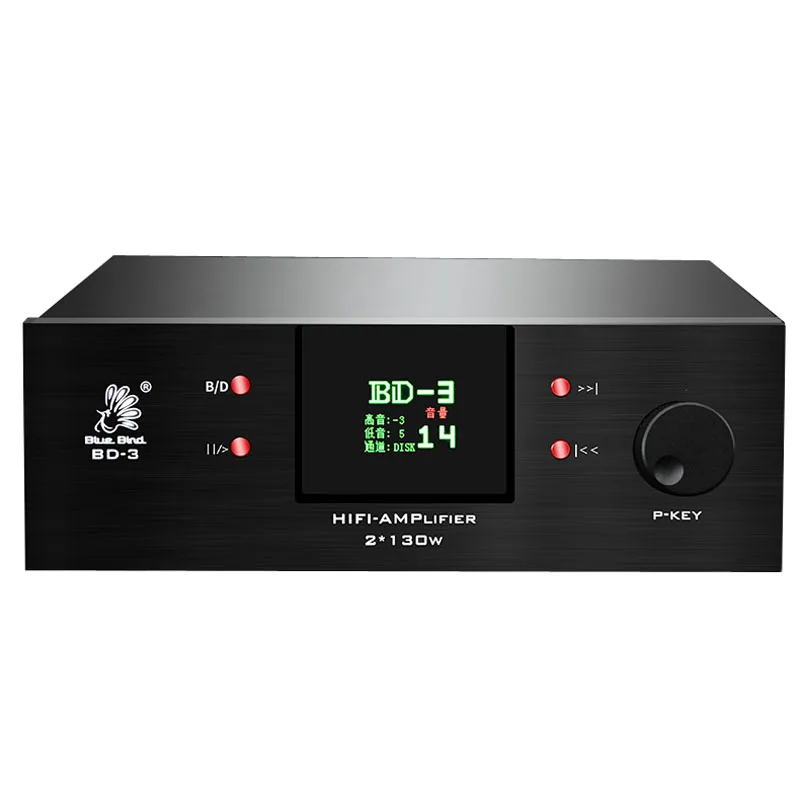 

TPA3250 130W X2 Bluetooth 5.0 Class D HIFI Power Amplifier U Disk APP Lossless ES9028Q2M DAC With Built-in Power Supply